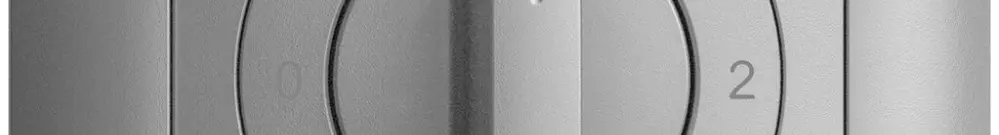 Kit frontale EDIZIOdue 0-1-2-3 88×88mm silver per interruttore rotativo 