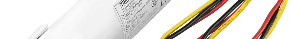 Accu per alta temperatura Tridonic LiFePO4 2A, 3.6Ah, con spina piatta 