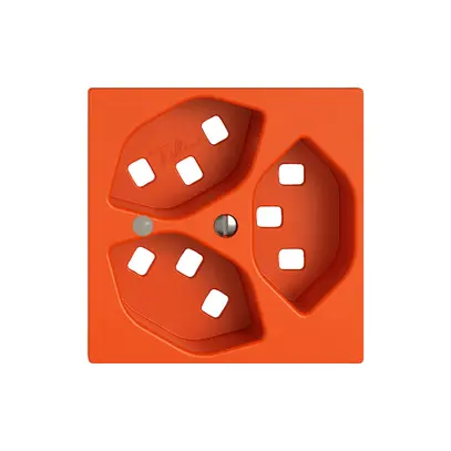 Kit de montage EDIZIO.liv SNAPFIX® pour 3×T23 avec lentille frontale ora 