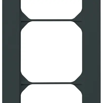 Telaio di copertura INC kallysto.pro 3×1 nero 94×214mm 