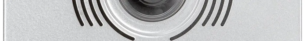 Frontplatte für Kamera- und Türlautsprechermodul Urmet Alpha, IP55, schwarz 