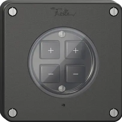 Stazione secondaria 2K/4T per dimmer NEVO Wiser N.CO nero 