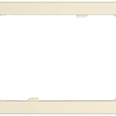 Plaque frontale EDIZIO.liv SNAPFIX® pour KNX-Panel 7" 120×180 mm cr 