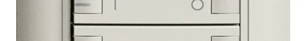 Dimmer INC ZEP 2c/4t staz c/sec.ON-OFF scena EDIZIOdue grigio chiaro 