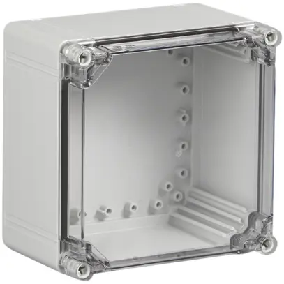 Coffret d'appareil RW CUBO O 200×200×130mm OPCP transparent 