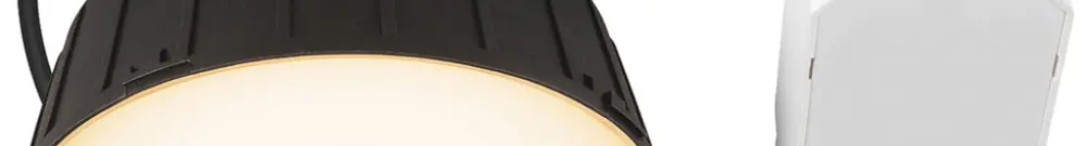 Downlight LED SLV DOWNLIGHT150 15W 1900lm 830/840 IP54 VWB Ø123mm nero 