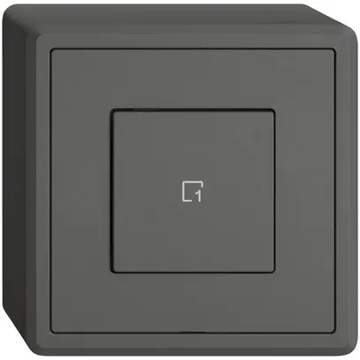 Poussoir scènes AP EDIZIO.liv Wiser SNAPFIX® 1 scène 1 touche grf 