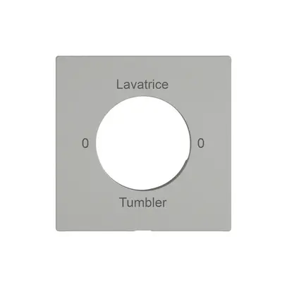 Kit di montaggio EDIZIO.liv SNAPFIX® interr.rot.c.chi.0-Lavat.-0-Asciug.grc 