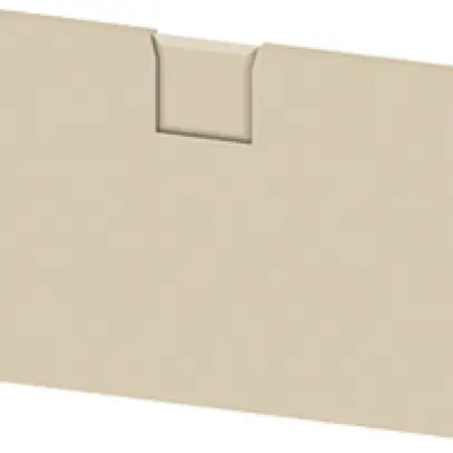 Plaque de fermeture Weidmüller SLEP 2C 16mm² 2.2mm V0 beige 