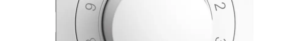 Frontset EDIZIOdue weiss 60×60mm für Drehzahlsteller 