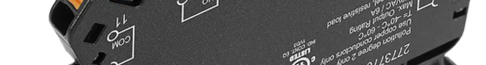 Relè WM TRPL 1CO 6A AgNi 21.6…26.4VAC/DC LED raccordo a innesto 