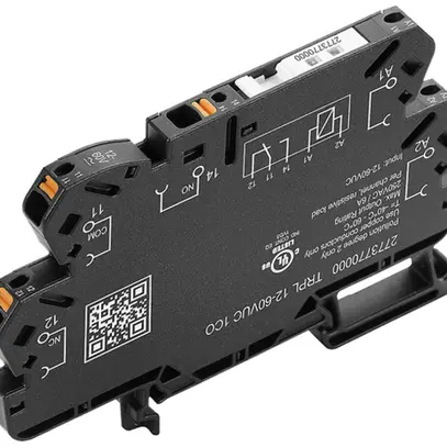Relè WM TRPL 1CO 6A AgNi 21.6…253VAC/DC LED raccordo a innesto 