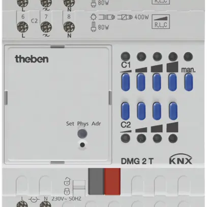 Actionneur-variateur KNX AMD Theben 2×400W module de base 