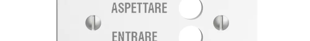 Placca frontale EDIZIOdue bianco italiano 