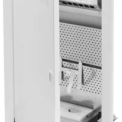 Panneau de distribution Gewiss 40 CDm 3 rangées 12UM porte IP40 368×568×93mm 