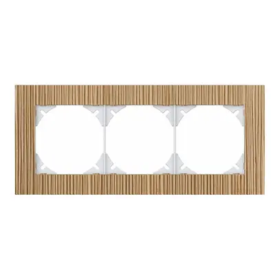 Telaio di cop. EDIZIOdue prestige 1×3 rovere rilievo 