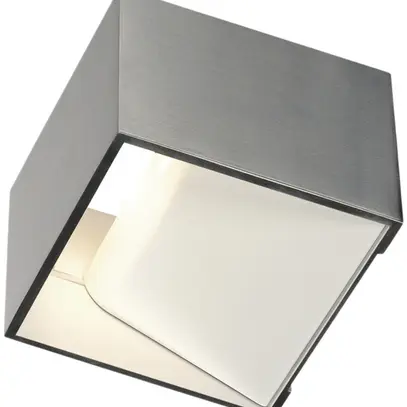 LED-Wandleuchte SLV LOGS IN, 12W 230V 2000…3000K 490lm IP20 alu/weiss 