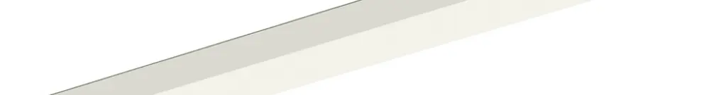 Blindabdeckung DOTLUX LINEAlock Aluminium 1437mm weiss 