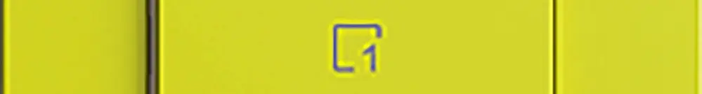 Pulsante scena 1 scena/1T Edue Wiser lemon 