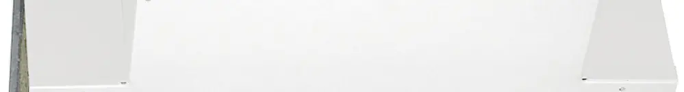 Raccord T tehalit FWK 90 E60/E30 100×260mm, blanc traffic 