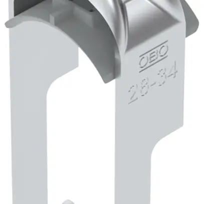 Brida rapida BET 2056 piede a W materia sintetica 28…34mm 1×cavo alluminio 