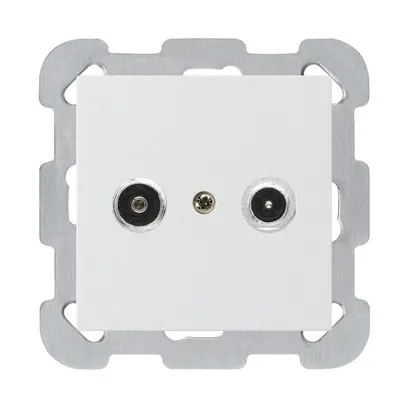 Prise antenne ENC kallysto R/TV montage B 23dB 2GHz blanc 