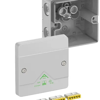 Scatola di derivazione AP Spelsberg Abox 025-2,5² 87×87×52mm IP66 gr 