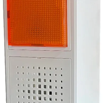 AP-Blitzleuchte Hugentobler 316LA 24V DC IP21 Xe 5J gelb Sirene Dauerton 