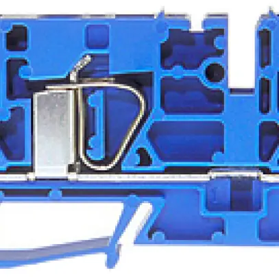 Borne de passage joignable WZ 0.5…6mm² 50A 600V ressort 3×1 rail DIN 35mm bl 