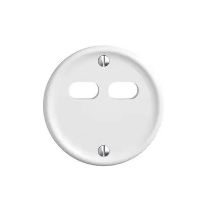 Kit di montaggio Feller STANDARDdue per presa USB 18W 2×tipo C bianco 