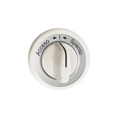Kit frontale Accesso-I-Spento per contatto rotativo FH bianco 