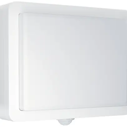 Applique LED ESYLUX ALVA 3000K avec senseur 621lm IP65, blanc 