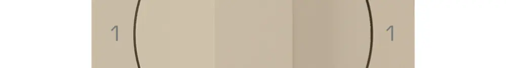 Kit frontale per interruttore rotativo S0 60×60mm kallysto 0-1-0-1 beige 