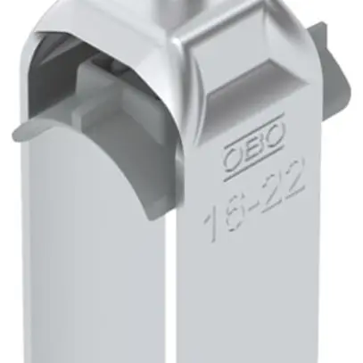 Fixation rapide BET 2056 pied à H matière synthétique 16…22mm 3×câble aluminium 