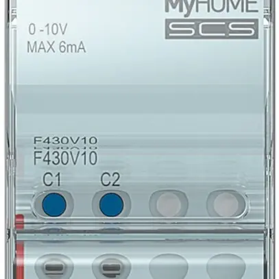 Actionneur de chauff.AMD MyHOME 0…10V 2F 