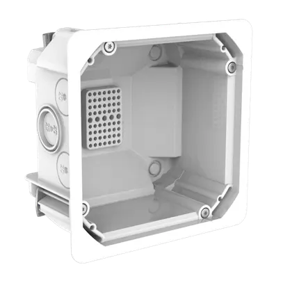 Boîte pour paroi creuse MT QUADRO 1×1 TFC 850°C 125×125×73mm blanc 