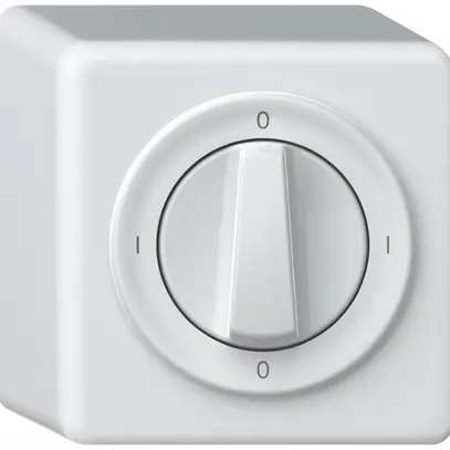 Interruttore rotativo AP origin interruttore 0/1L 16A 250V 0-I-0-I 88×88×54mm bi 