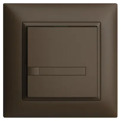 Pulsante KNX RGB INC EDUE FMI, 250mW, s.LED, c.carta, 1×pulsante, 1×tasto, cof 