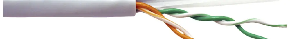 Câble informatique Roline Stranded cat.5e UTP 4P AWG24 100MHz PVC gris 100m 
