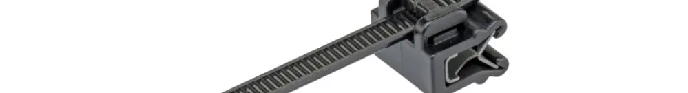 Clip di bordo PAN c.fascetta PLT2S-300 fissaggio laterale 0.7…3mm parall. 