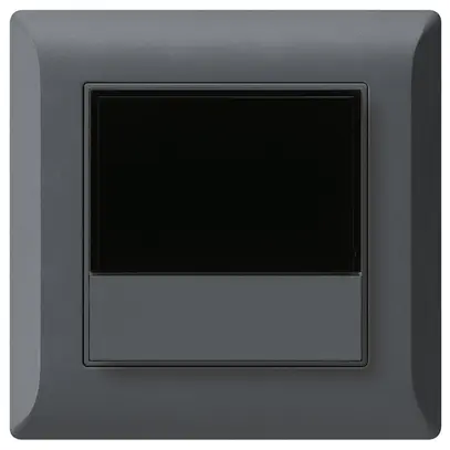 Termostato ambiente INC kallysto.line KNX s/e-link con tasto antracite 