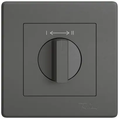 Kit di montaggio INC EDIZIO.liv SNAPFIX® p.pulsante girevole manop.1 → ← 2 grs 
