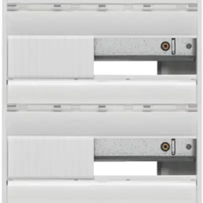 Distributore AP Hager gamma 4-file 13UM IP30 250×625×103mm 