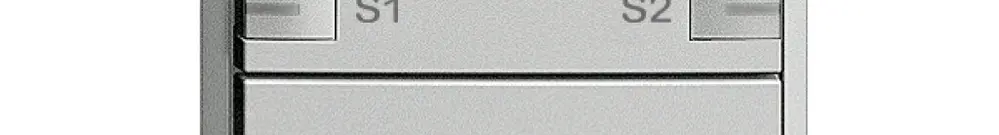 Kit frontal DALI/scène 2t./2×ZEP EDIZIOdue silver 