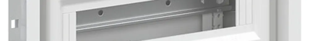Distributore INC ABB UK660NB, 5-file, 60UM, 855×367×95mm, bianco 
