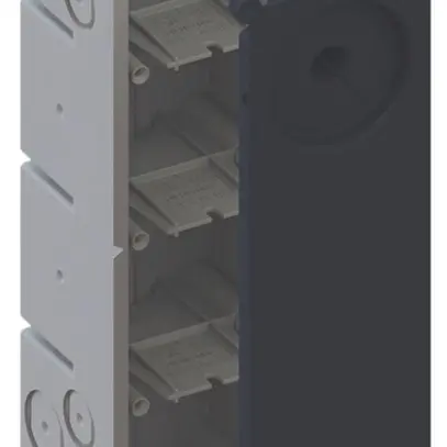 Boîtier ENC AGRO 4×1 650°C avec couvercle de protection, M20/25, gris 