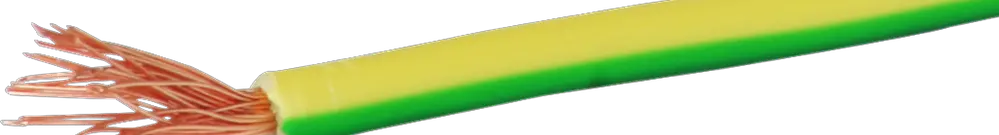 Filo T fless.2,5mm² su bobina ve-gi Bobina à 100m H07V-K 