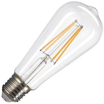 Lampe LED SLV ST58 E27 7.5W 800lm 2700K clair DIM 