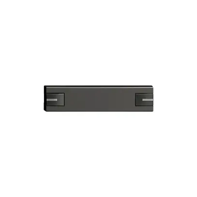 Touche 1/4 KNX/électron.a.LED EDIZIOdue 2× commande simple, noir 