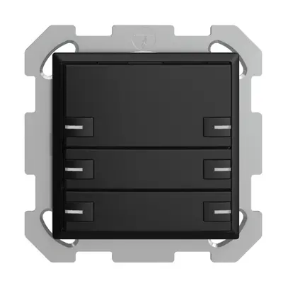 Pulsante KNX RGB INC EDUE, 250mW, c.LED RGB, 6×pulsante, com.1×tasto, ne 